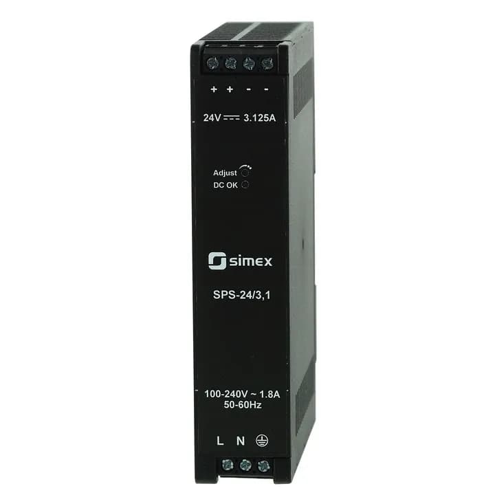 SPS-24/3.1 – Rail Power Supply with Convection Cooling